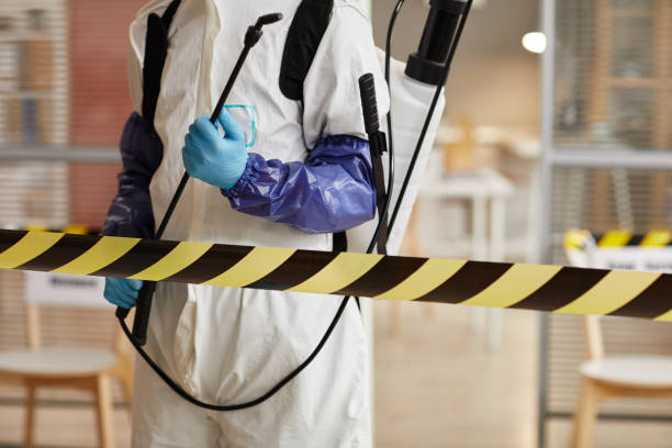 Professional Biohazard Cleanup technician working in Huntington, UT